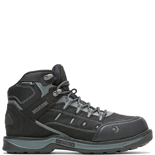 Wolverine Men's Edge LX Nano Toe Work Boot, Black/Grey, 8.5 M US - Image 1