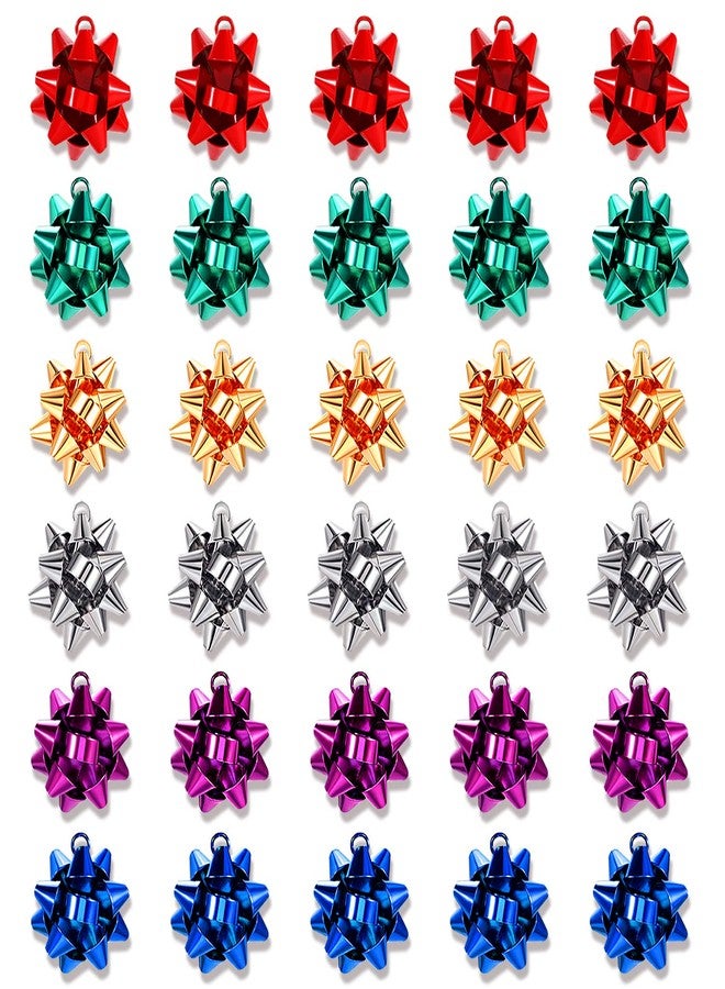 PHALIN 20/30PCS Christmas Charms, Metallic Red Green Gold Xmas Bow Charms Bulk, Holiday Charm Bracelet Making Kit, Christmas Jewelry Making Supplies Gifts (30PCS) - Image 1