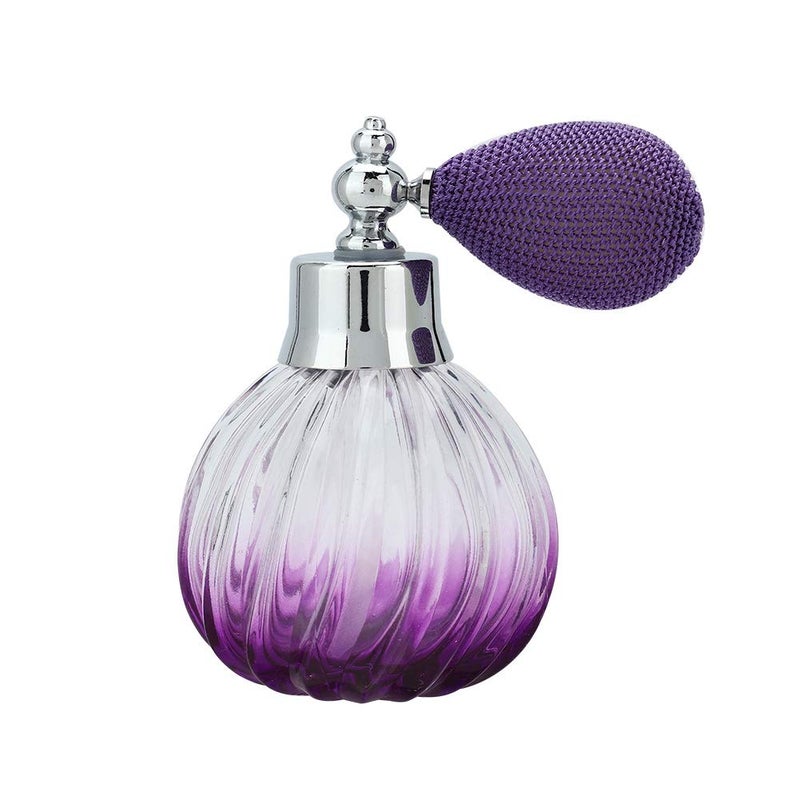 klarako Perfume Bottles Empty Vintage, 90Ml Retro Style Glass Empty Perfume Spray Bottle Refillable Perfume Atomizer Dispenser Bottle - Image 1