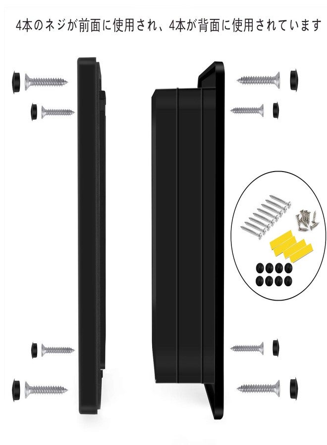 CEESC باب قطط كبير جدًا من CEESC (مقاس خارجي 11.6 بوصة × 9.8 بوصة)، باب قطط دوار بقفل رباعي الاتجاهات للأبواب الداخلية والخارجية، باب مقاوم للعوامل الجوية للحيوانات الأليفة للقطط والكلاب بمحيط أقل من 24.8 بوصة، إصدار مطور - Image 5