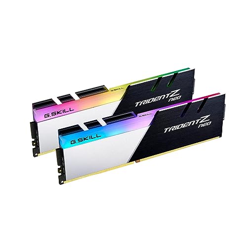 G.SKILL Trident Z Neo Series DDR4 RAM (XMP) 32GB (2x16GB) 3600MT/s CL16-19-19-39 1.35V Intel AMD Desktop Computer Memory U-DIMM (F4-3600C16D-32GTZNC)