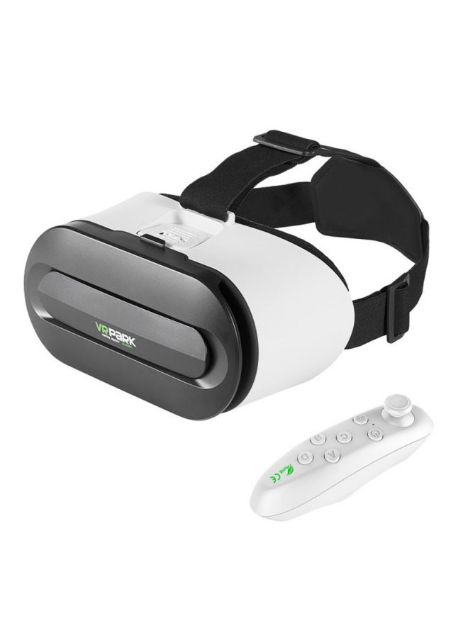 VRPARK Glasses All-in-one Smart VR Glasses Head Wear 3D Panoramic Game VR Glasses-Colour:V8 Ivory White+y1 White✓✓ - Image 1