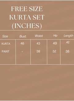 PRIYA’S PANACHE Women's Free-Size (Fits M-2XL) Loose-Fitting Cotton Hand Block Printed Kurta Set with Dupatta | Indian Ethnic Salwar Kameez Suit | Elegant Traditional Festive Wear  - Image 3