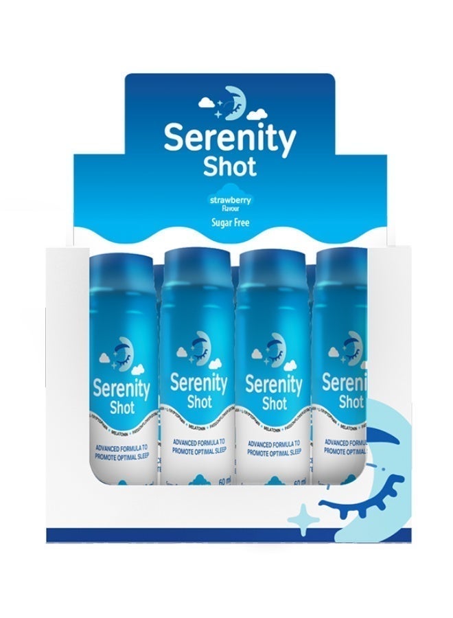 PAXAS Serenity Shot 60ml, Advanced Sleep Support Formula | Strawberry Flavour | Sugar Free - Image 3