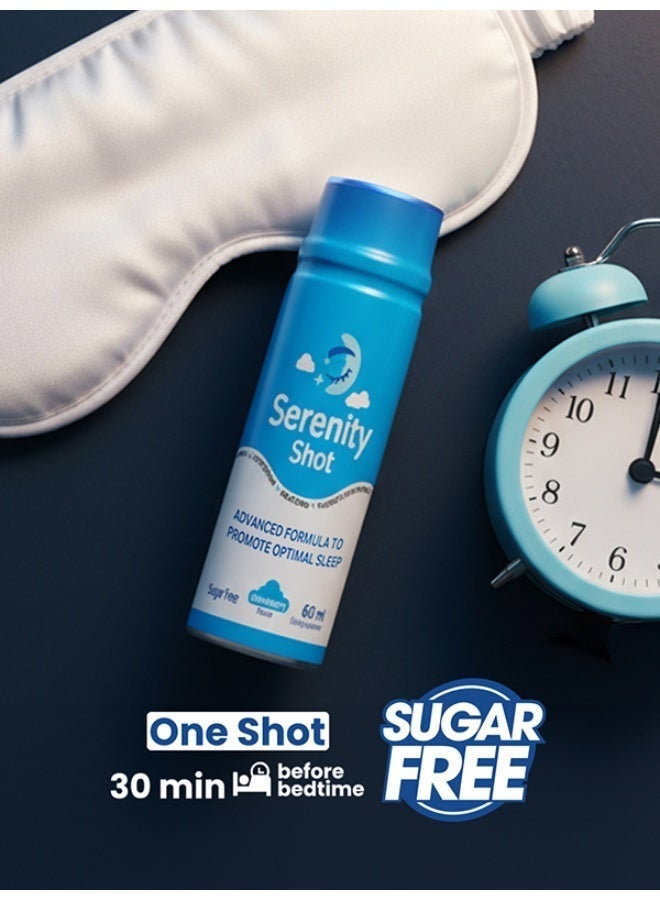 PAXAS Serenity Shot 60ml, Advanced Sleep Support Formula | Strawberry Flavour | Sugar Free - Image 5