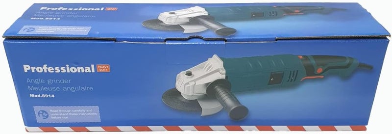 Electric Iron Cutting Grinder, 1480W, 4.5" (125mm) Disc, Speed 11000RPM, 220-240V, 6 Speed Long Hand - Image 4