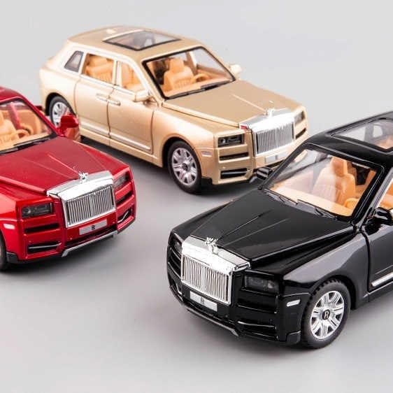 Sky Tech® Big Size Rolls-Royce Cullinan Model Exclusive Alloy Metal Car Pull Back Die-cast Car Toy car with Openable Doors & Light, Music Boys Gifts Toys for Kids (Cullinan 1:32)(Multi Color) - Image 5