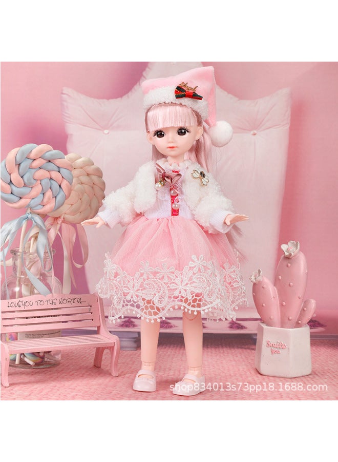 High-looking 30cm Yi Tian Barbie Doll Little Princess Suit 20 Joint BJD Girl Birthday Gift Toy-Color:Lisa-Height:Real Eye Version + Full Joint Movable ]  - Image 1