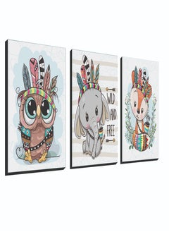 Decorior Billboard, 3 pieces, 90 cm x 42.5 cm, 30 mm thick, with high-quality digital printing - UV layer to protect against scratches and color protection  - Image 3