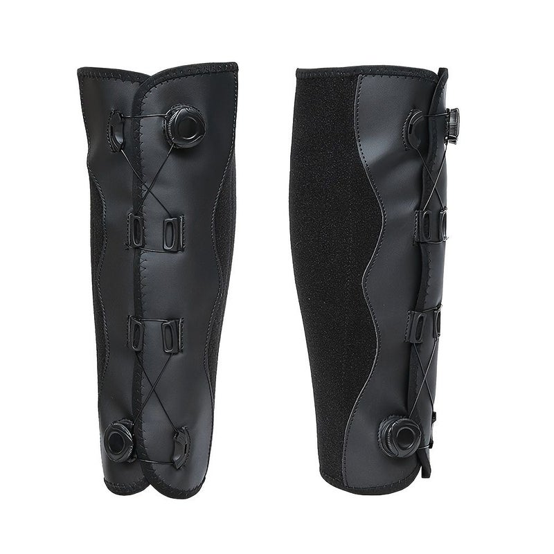 1pc Black Leg Support Calf Brace Sleeves for Men and Women Adjustable Shin Splint Compression Calf Wrap - Image 2