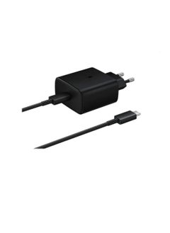 45W Super Fast Charging Travel Adapter With USB Type-C To USB Type-C Cable Black