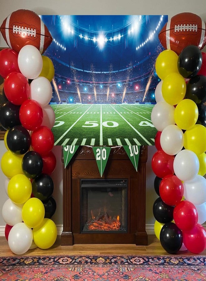 CINRAY Football Field Backdrop for Photography 7x5FT Sports Stadium Auditorium Light Bowl Night Background Football Theme Party Decorations Photo Props - Image 5