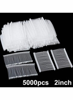 Y&D 5000pcs 2'' Standard Tagging Attachment Fasteners Plastic Regular Garment Clothing Price Tag Label Barbs Clear  - Image 2