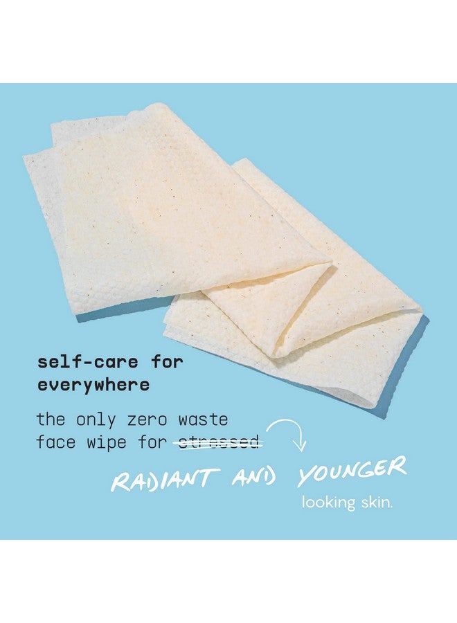 BUSYCO Calm Line Facial Wipes Brightening Cleaning Wipes Unscented Moist Towelettes Individually Wrapped Natural Wipes & Face Wash Cloth For Facial Cleansing With Aha/Bha Clover And Calendula 15Ct  - Image 3