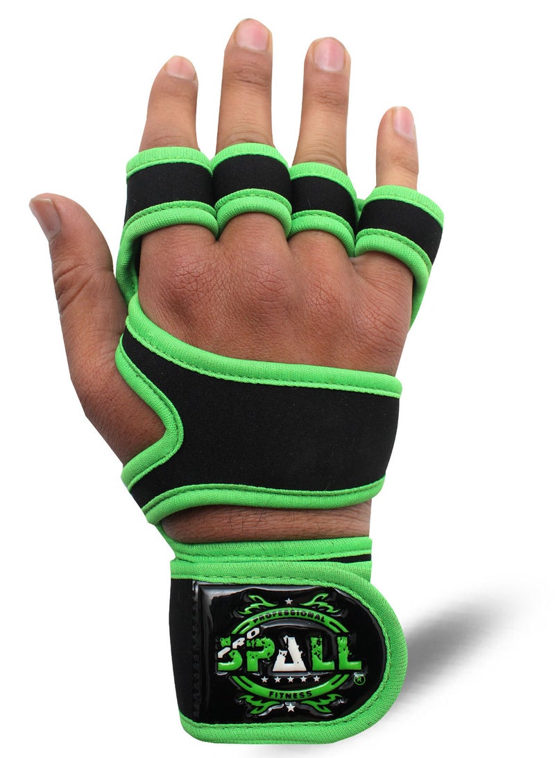 Spall Half Finger Gym Weight Lifting Gloves Full Protection Workout Gloves For Gym Training Fitness Dumbbell Pull Ups Exercise Breathable Super Lightweight - Image 1