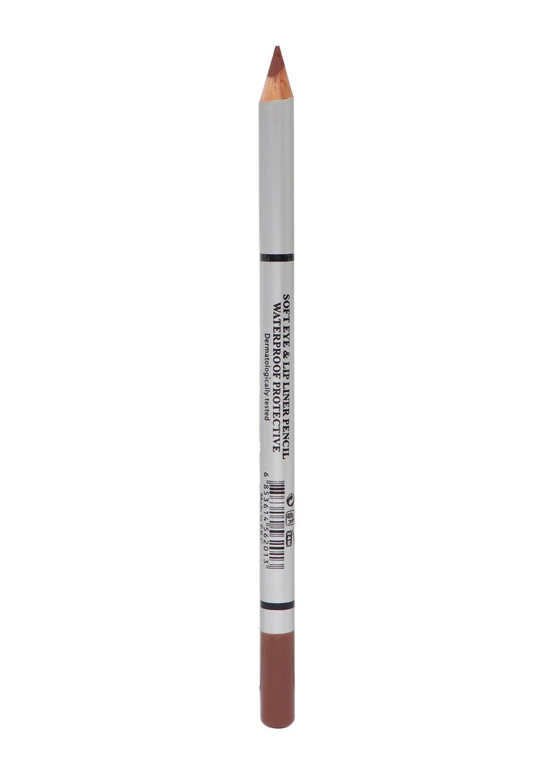 MAROOF Soft Eye and Lip Liner Pencil M21 Chocolate Brown - Image 3