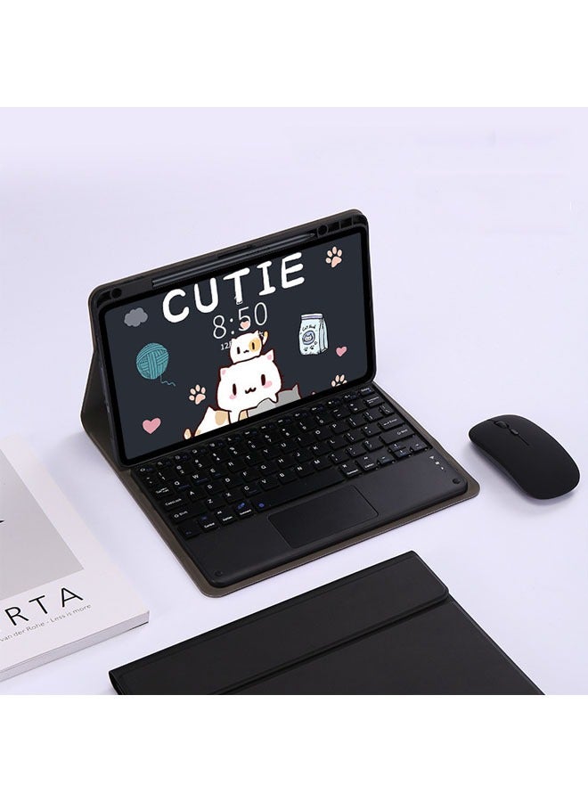 General Compatible with Huawei MatePad Air11.5 Keyboard Case, with Mouse Detachable Wireless Bluetooth Keyboard + Pen Holder Case 