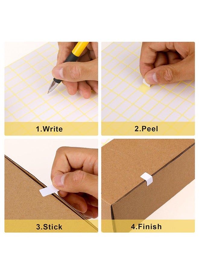 Labels Stickers, 3360 PCS Matte White Sticky Labels Stickers, Can Labels Stickers for Writing, Small Sticky Labels, Label Stickers for File Folders, Envelopes, for Laser and Inkjet Printers, 20 X 10