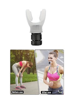 ZVEV Lung Breathing Training Device (White), Air Therapy Device, Improve Physique, Adjustable Exercise Trainer for Fitness Training, Easy to Use, Suitable for Daily Care and Exercise  - Image 1