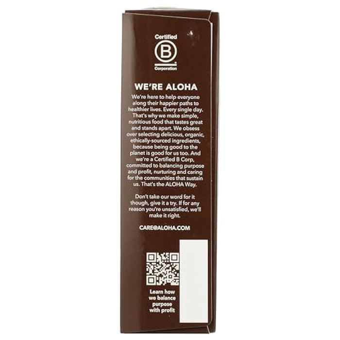 Aloha Organic Coconut Chocolate Almond Protein Bar 5 Count, 1.98 OZ - Image 3
