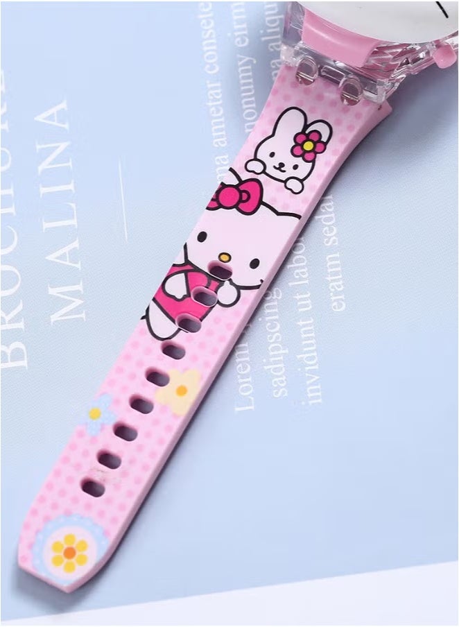 Hello Kitty Hello Kitty Kids Watch with Characters - Digital Watch with Photo Projector and Play Accessories - Pink  - Image 4