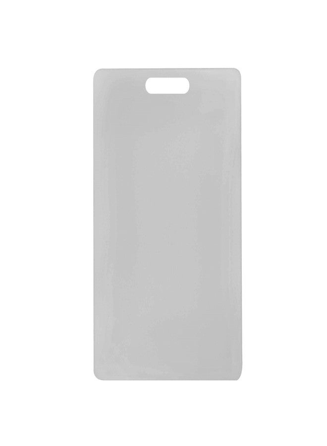 TrueCraftware- 17" x 11" x 1/2" Utility Cutting Board White Plastic with Handle- Non-Skid Plastic Chopping Board Cutting Boards for Meat Vegetables Fruits Dishwasher Safe for Home Kitchen Restaurants - Image 2