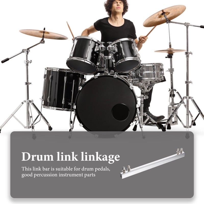 Drum Linkage Connector Metal Double Kicking Drum Pedal Drive Shaft Drum Supply - Image 2
