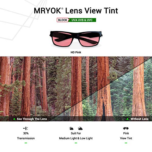 Mryok UV400 Replacement Lenses for Oakley Probation OO4041 - HD Pink - Image 5