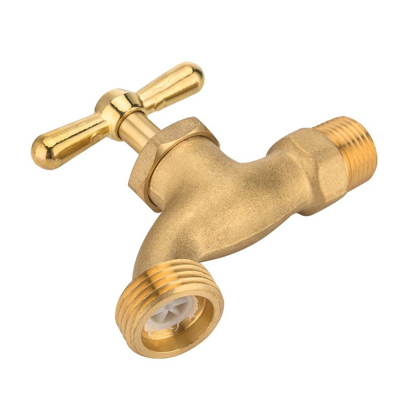 EFIELD Outdoor Garden Hose Faucet/Valve 1/2" Male NPT Inlet Ã—3/4" Male GHT Threaded Garden Hose Outlet/Connector,(BIBCOCK001) - Image 2