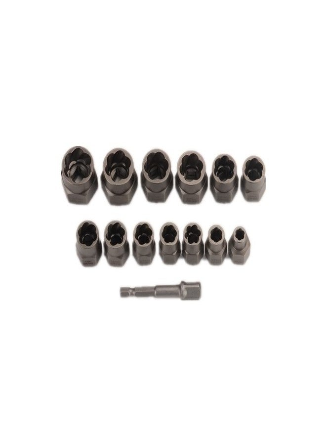 FLZOSPER 13+1 Pieces 3/8'' Drive Impact Bolt & Nut Remover Set, Stripped Lug Nut Remover, Nuts & Screws Bolt Extractor Socket Set for Removing Damaged, Frozen, Rusted, Rounded-Off Bolts - Image 3