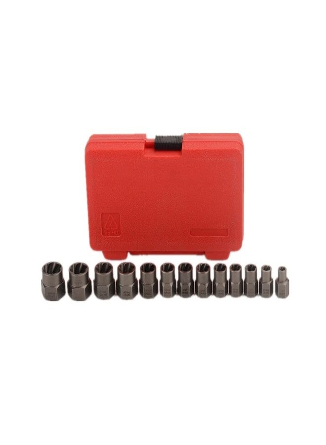 FLZOSPER 13+1 Pieces 3/8'' Drive Impact Bolt & Nut Remover Set, Stripped Lug Nut Remover, Nuts & Screws Bolt Extractor Socket Set for Removing Damaged, Frozen, Rusted, Rounded-Off Bolts - Image 4