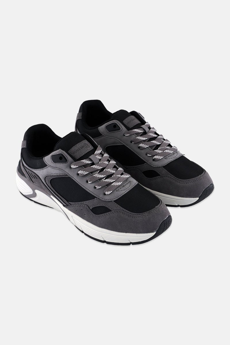 Nordland أحذية رجال خارجية مزودة بأربطة، رمادي داكن - Image 1