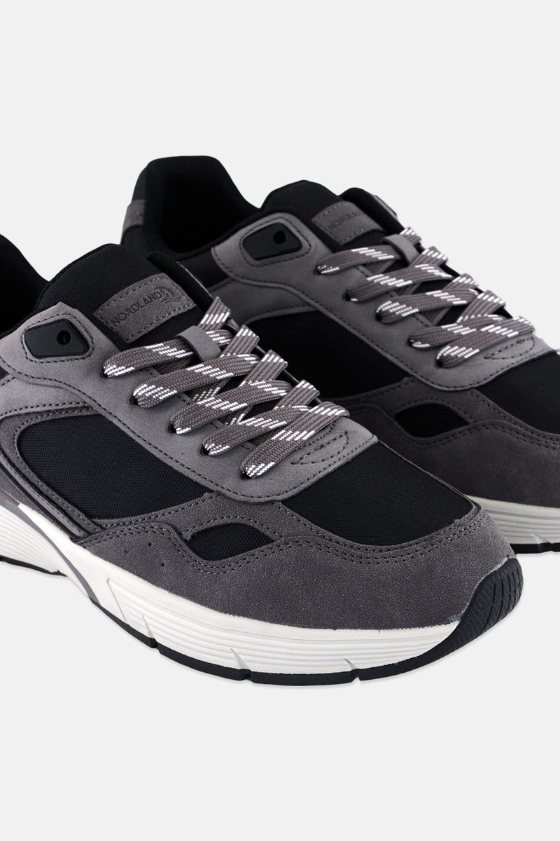 Nordland أحذية رجال خارجية مزودة بأربطة، رمادي داكن - Image 3