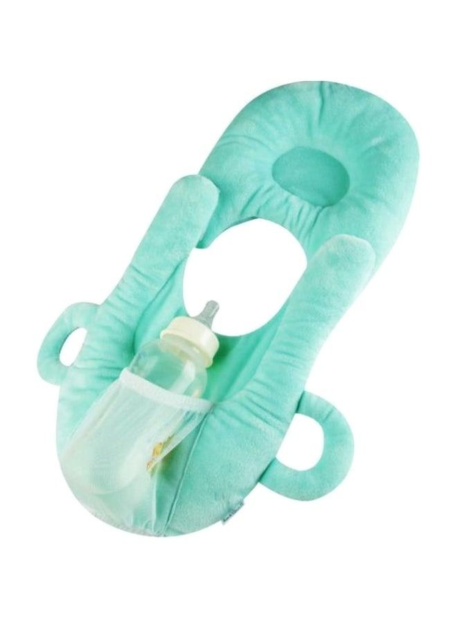 Baby Pillow with Detachable Support and Convenient Bottle Pocket  - Image 1