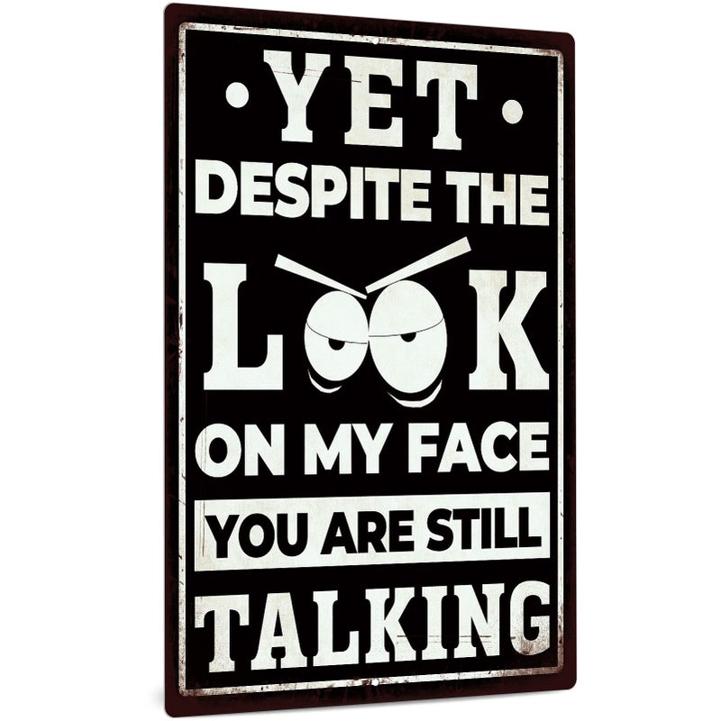 Putuo Decor Funny Sarcastic Sign Sign Man Cave Bar Decor - Image 1