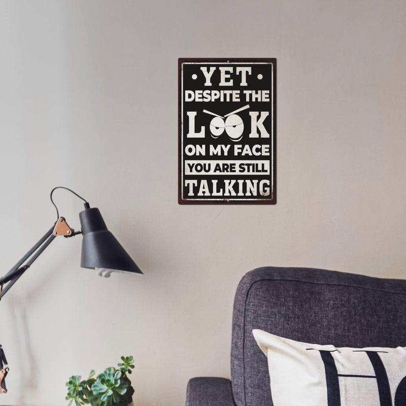 Putuo Decor Funny Sarcastic Sign Sign Man Cave Bar Decor - Image 5