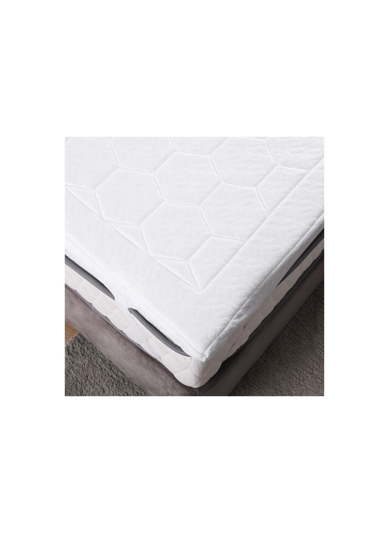 Pan Home - Ultimate Cool Gel Mattress Topper 120x200+5cm - White - Image 1