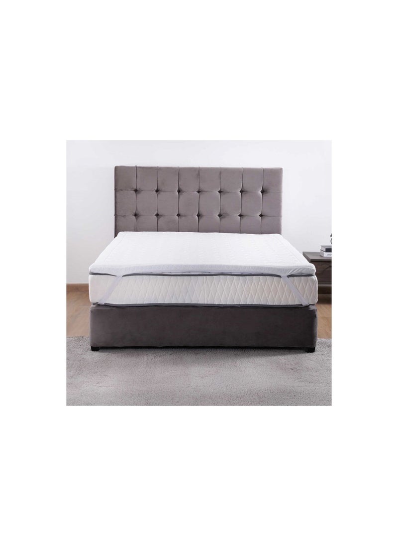 Pan Home - Ultimate Cool Gel Mattress Topper 120x200+5cm - White - Image 1
