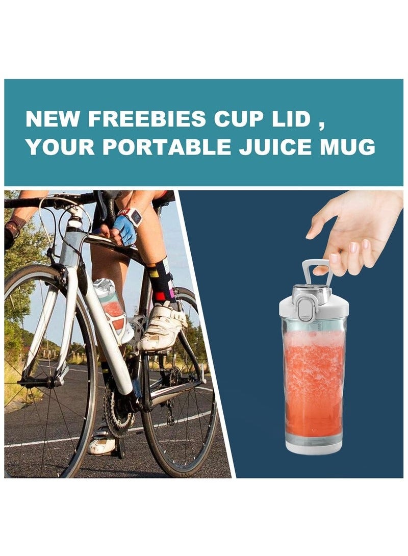 Portable Blender, Shake and Glide Personal Blender, Rechargeable Mini Blender, 21 Oz, with Travel Lid for Home/Kitchen/Gym - Image 5