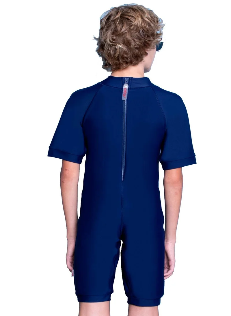 كويجا صن وير COEGA Unisex Youth One Piece Suit - Navy