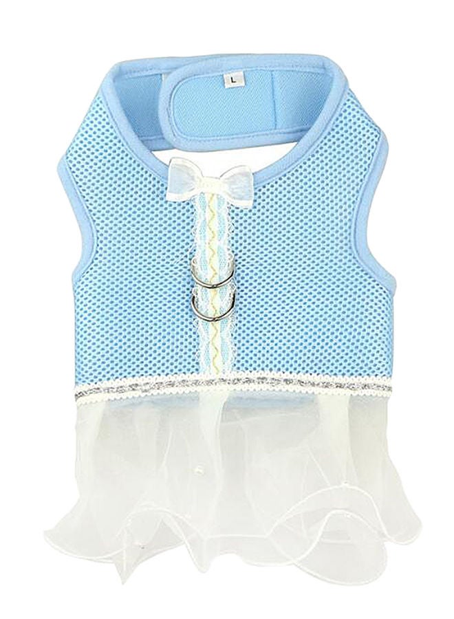 NIBEMINENT Tutu Skirt For Pet Blue/White 15x1.50x15cm - Image 1
