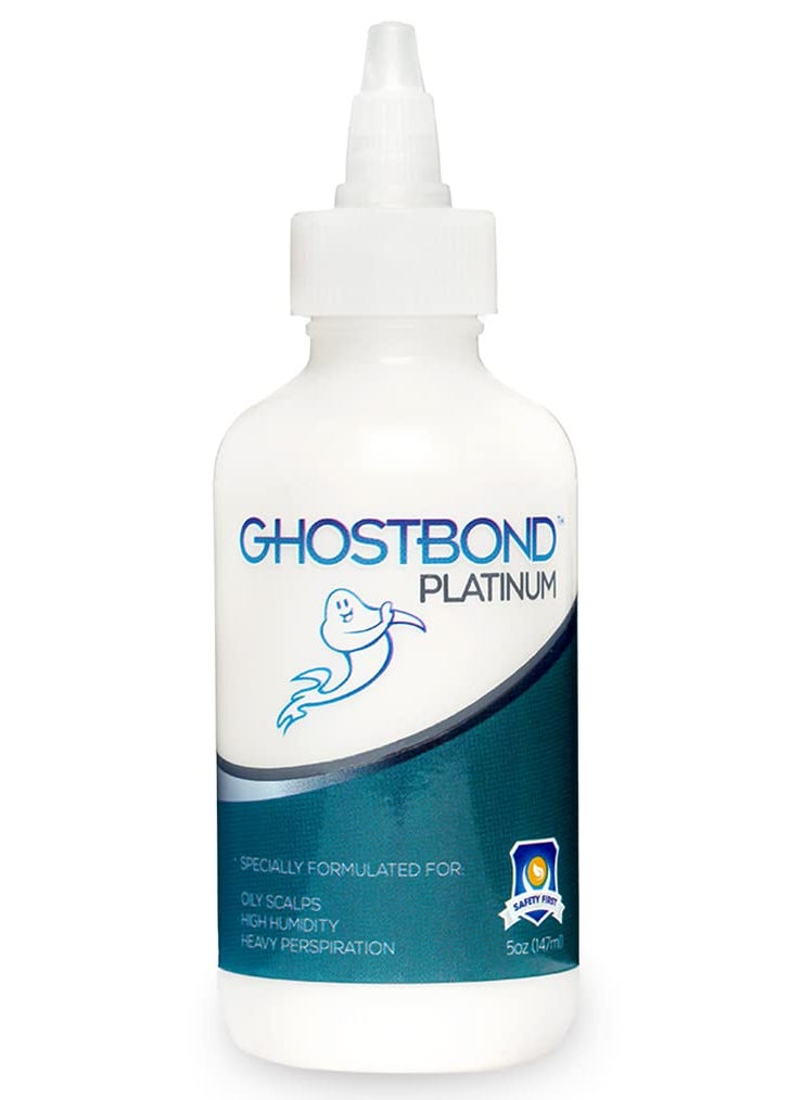 Professional Hair Labs - GHOSTBOND Platinum Water Resistant Wig Glue for Extreme Heat  5oz  Hair Replacement Adhesive for Poly and Lace Wigs Invisible Bonding Hair Glue  Strong Hold Lace Front Glue - Image 1