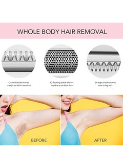 STAUD Electric Razor - Shaver - Trimmer for Women: 4 in 1 Painless Body Razors and Facial Hair Remover - Rechargeable Hair Removal Kit for Face Body Leg Underarm Arm  - Image 5