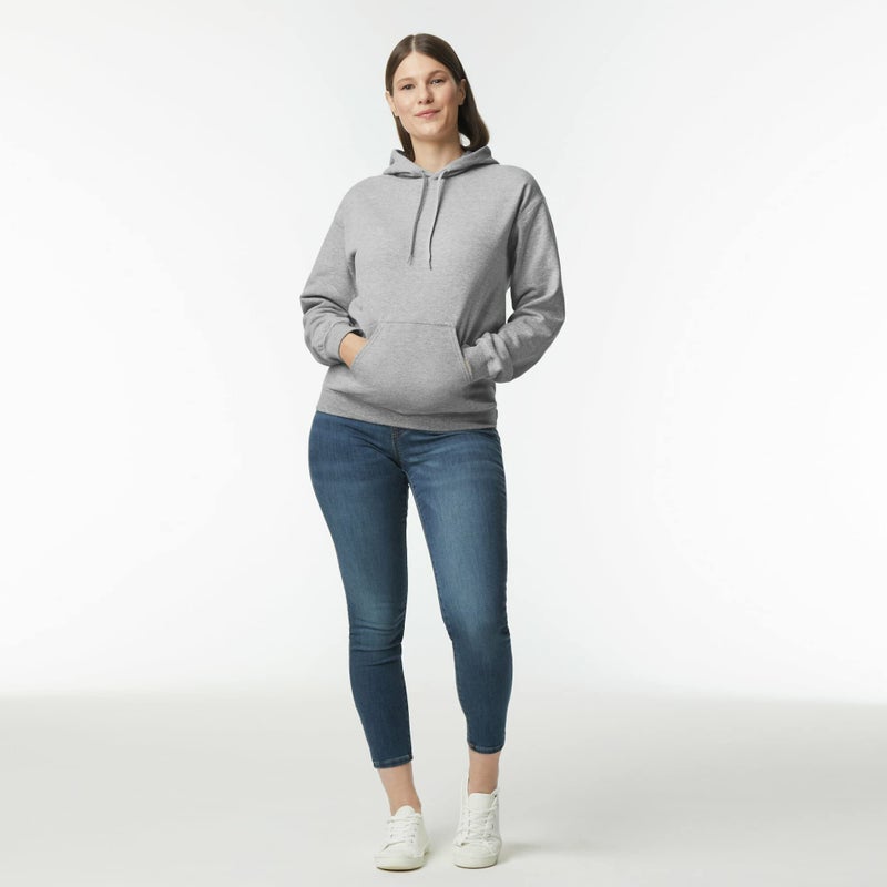 Gildan Womens Softstyle Sweatshirt, Style Gsf500 Athletic-hoodies, Sport Grey, Large US - Image 3