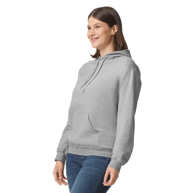 Gildan Womens Softstyle Sweatshirt, Style Gsf500 Athletic-hoodies, Sport Grey, Large US - Image 2