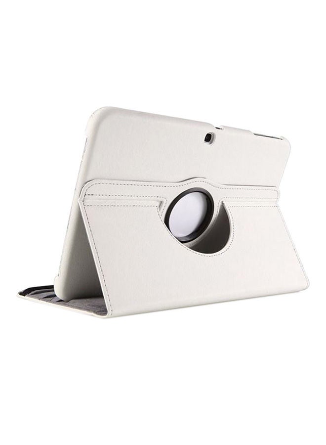 NIBEMINENT 360 Degree Rotating Stand Flip Case Cover For Samsung Galaxy Tab S 10.5 T800/T805 White - Image 3