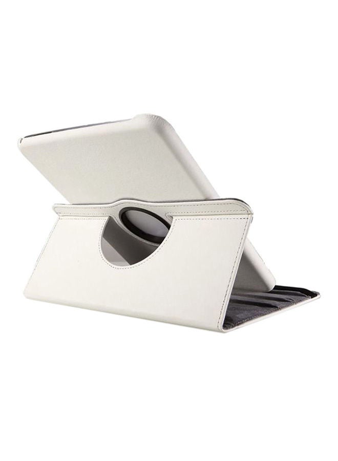 NIBEMINENT 360 Degree Rotating Stand Flip Case Cover For Samsung Galaxy Tab S 10.5 T800/T805 White - Image 2