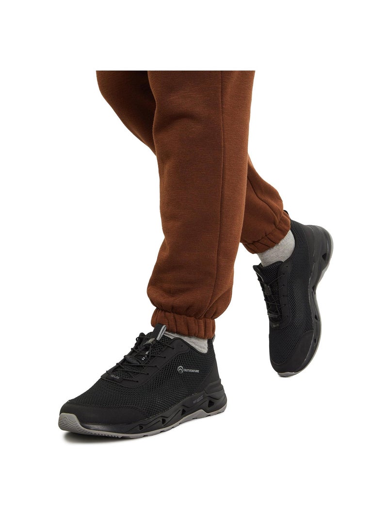 Outventure Watercross Men's Sneakers – Black Lightweight Hybrid Outdoor Shoes with Quick-Dry Mesh and High-Traction Sole - Image 5