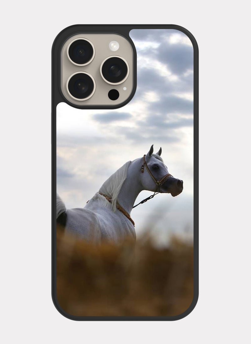 PXLAAT iPhone 15 Pro Max case cover Arabian Horse - Image 1