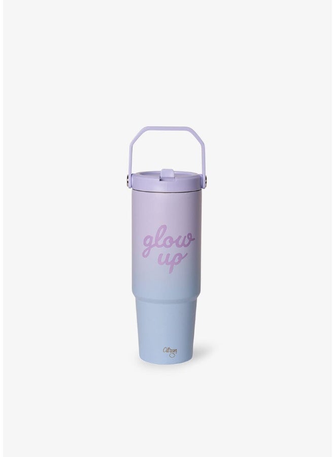 Citron - Glow Up Insulated Tumbler - Purple Blue - 900 ml - Image 1